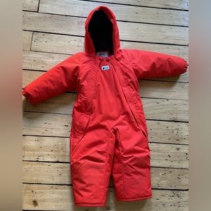 Red MEC toaster snowsuit sz 18m